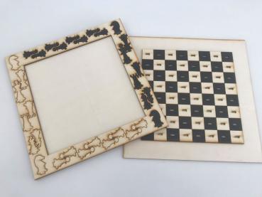 Schach - Flat Earth Chess - Ablage und Spielfeld2